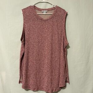 Athleta 3X Patterned Sleeveless Flowy Top